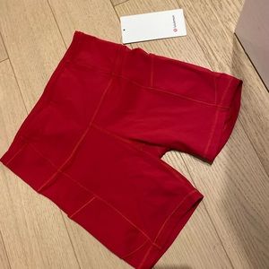 Lululemon Fast & Free Biker Shorts